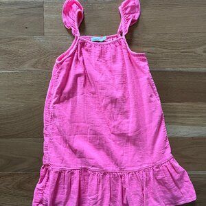 Pink Vineyard Vines Cotton Gauze Dress